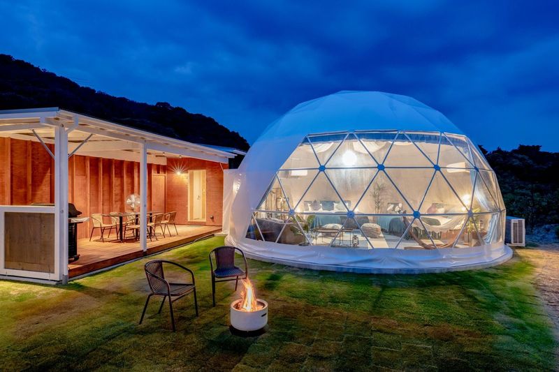 Glamping Buriizu Vườn Awaji ＆Dogguran Sân thượng