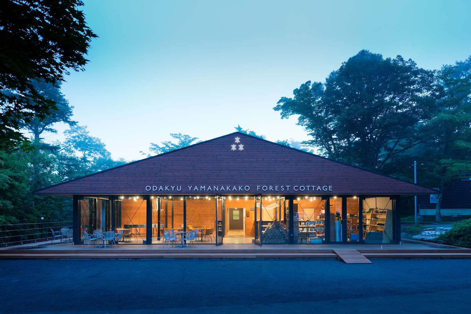 Rừng Odakyuu Yamanakako Nhà gỗ