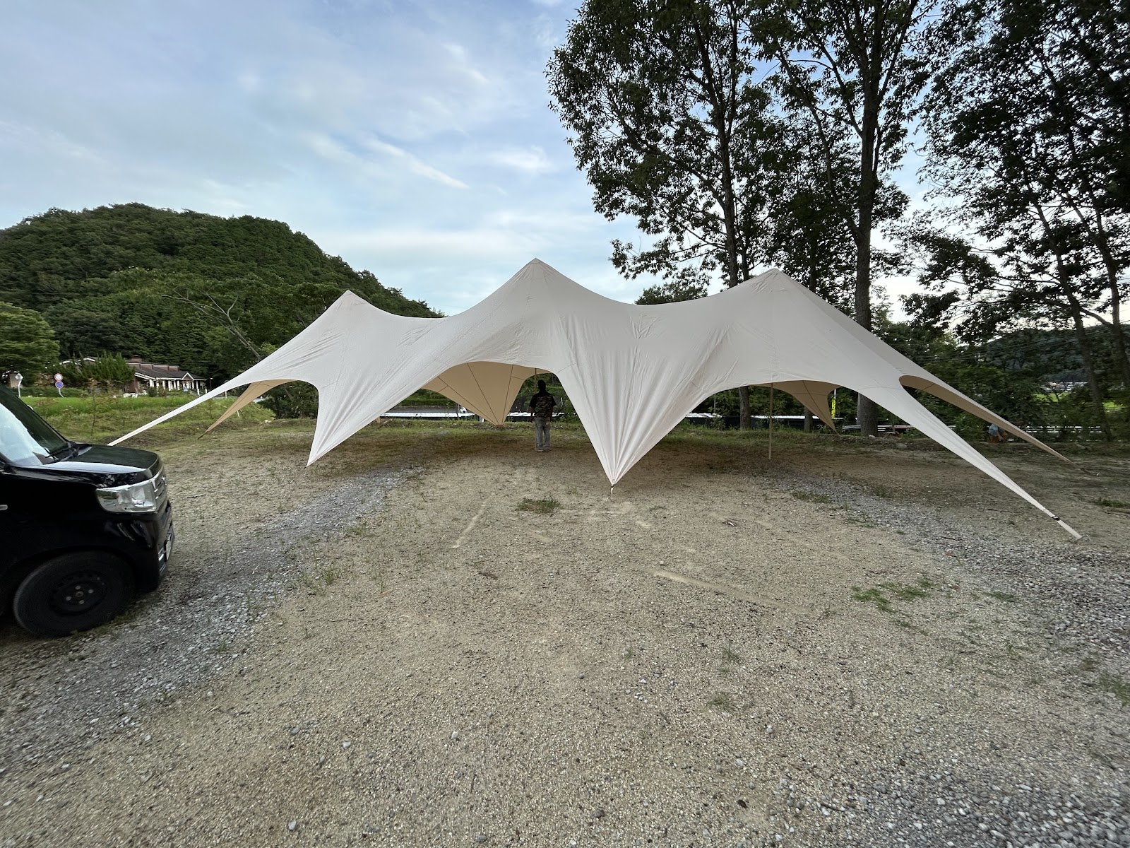 日本のへそ キャンプ場