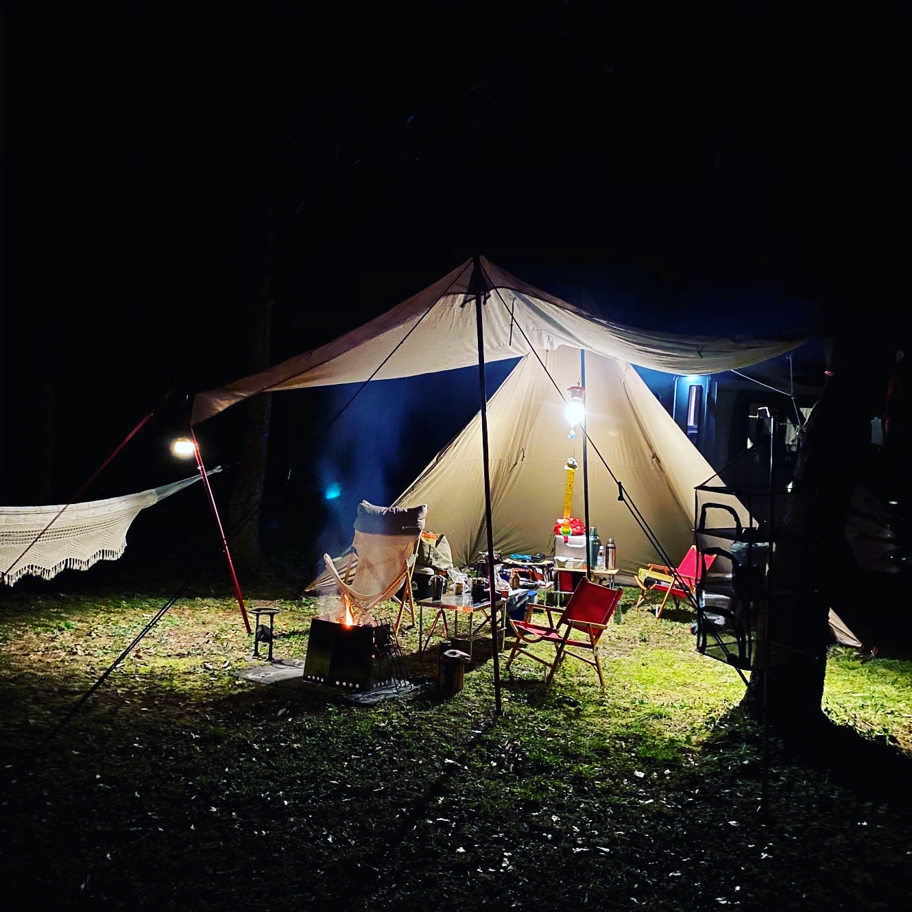 Cắm trại Kumagaya Trang trại ・ Hina Ko Buruuberii Vườn