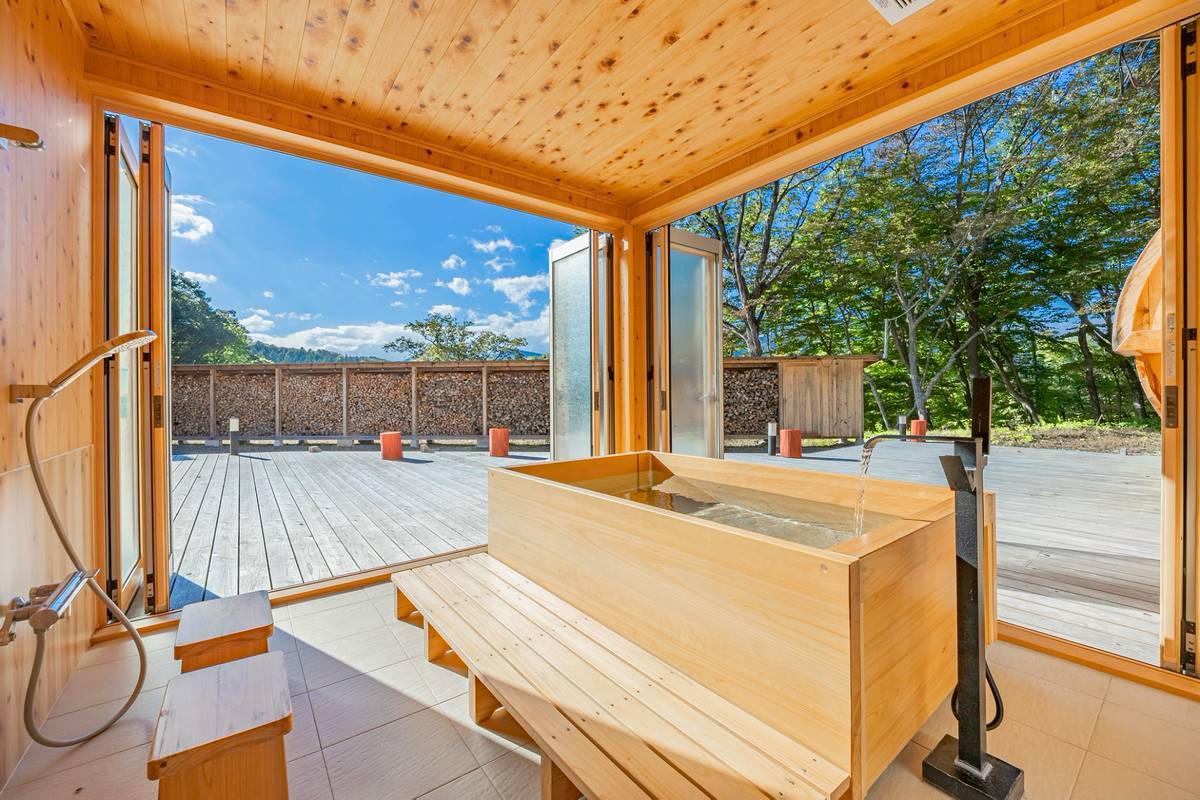 Glamping Riêng tư Khu nghỉ dưỡng Hibiki Nhà trọ Ooninzuu De Thú cưng - Riêng tư Phòng xông hơi