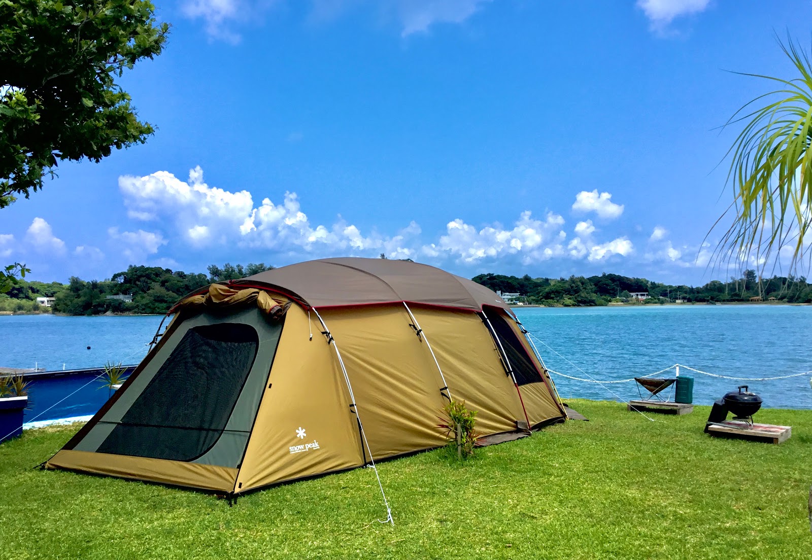今帰仁海辺のキャンプ場