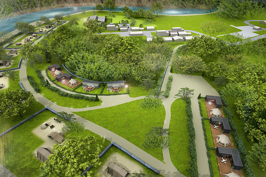 Saitama Chichibu Camping ＆ Glamping River Saido Camping Fiirudo Chichibu