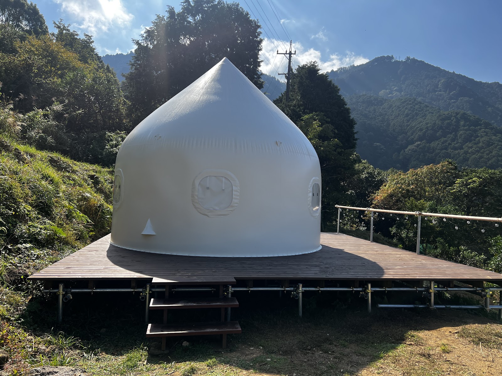 おわせむかい農園キャンプ場ミノレ