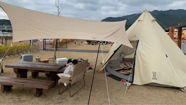 Harumi Rinkai Park Dei Camping Eria