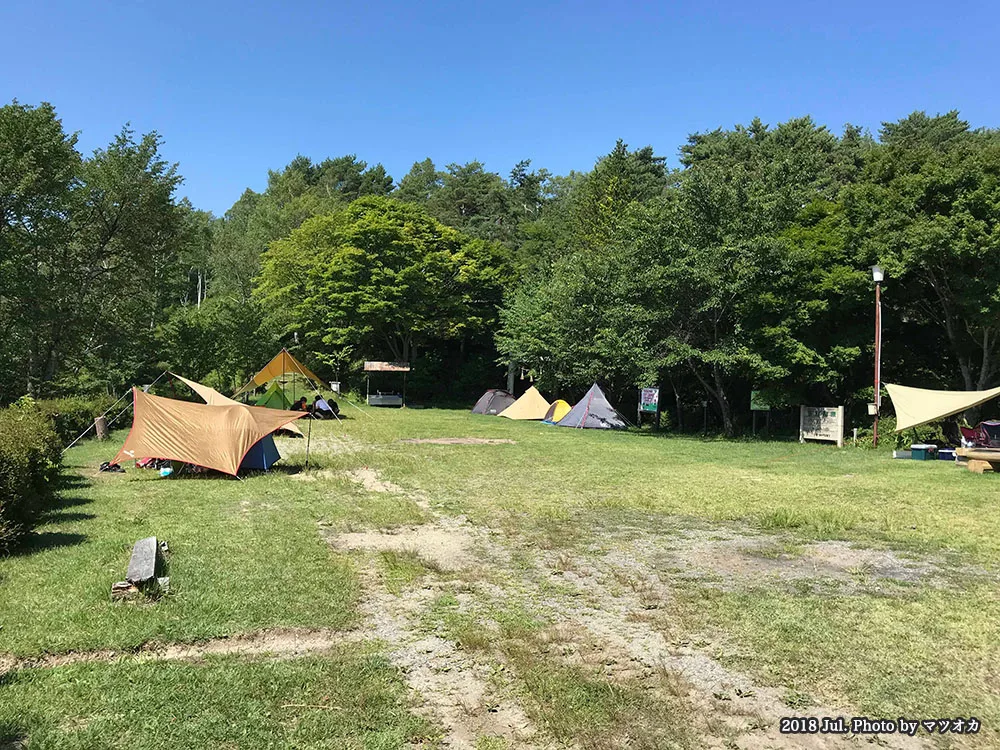 区界高原少年自然の家 キャンプ場
