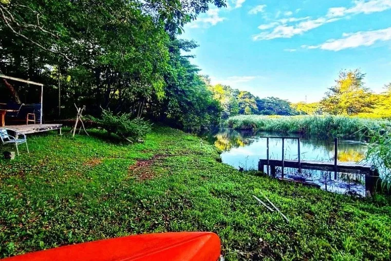 Bi Kurikaesi Kawa Private Campground Canoe Taiken