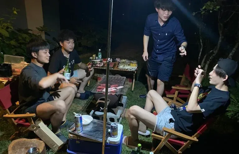 Baabekyuu Ya Camping Gadekiru Gesutohausu Goyururi Guesthouse Goyururi Where You Can Do Barbecue And Camping